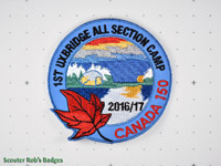 Click to enlarge 2016/17 1st Uxbridge All Sections Camp - Canada 150